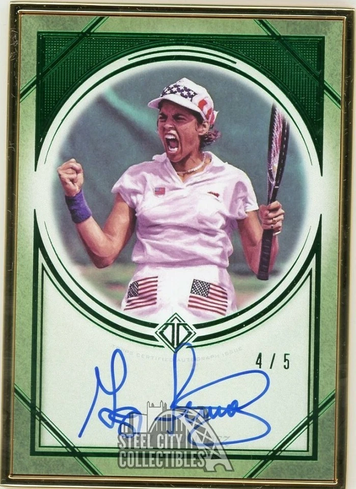 2020 Topps Transcendent Tennis Hall of Fame Collection - Gigi Fernandez #44 Silver /5