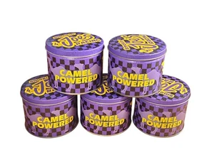 Vtg Camel Smokin’ Joe’s Racing Round Tin w/ Ash Tray And Sealed Matches  - Picture 1 of 8