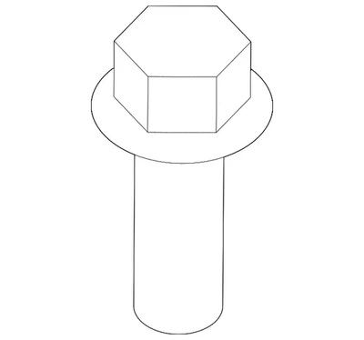 Оригинальный болт крышки коллектора Toyota 90080-11213 - Изображение 1 из 2