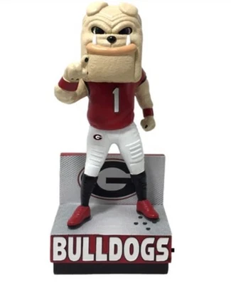 Jersey Peludo Dawg Georgia Bulldogs Rojo Canción Escolar Hablando Bobblehead NCAA Foto 1 de 4