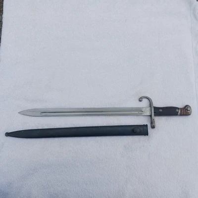 Modelo Argentino 1909 Weyersberg Kirschbaum Solingen Bayonet 带鞘 — 第 1/4 张图片