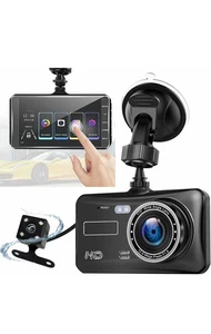 Dash Cam Front and Rear 1080P Full HD Dual Dash Cam, Motion & G- Sensor… - Picture 1 of 9