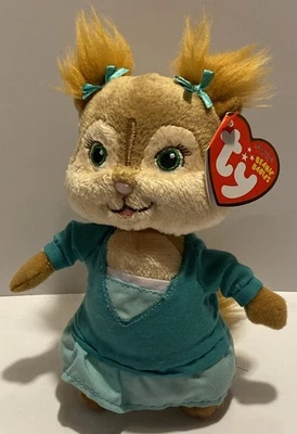 TY Beanie Baby - ELEANOR Chipette (Alvin & the Chipmunks Movie) With Tags - Image 1 of 4