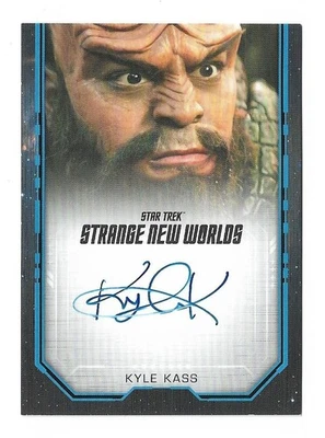 Star Trek Strange New Worlds Season 2 Autograph Kyle Kass as Kr'Dogh  - Image 1 of 3