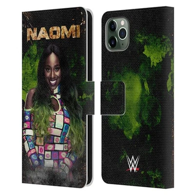 OFFICIAL WWE NAOMI LEATHER BOOK WALLET CASE COVER FOR APPLE iPHONE PHONES - Image 1 of 4
