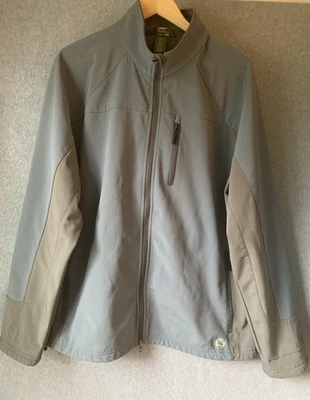 Chaqueta Gander Mountain Para Hombre Cremallera Completa Talla XL Gris Azul Bolsillos Exterior Foto 1 de 4