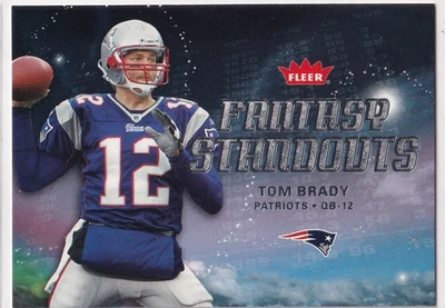 Tom Brady 2006 Fleer Fantasy Standouts #FS-BR - New England Patriots - Imagem 1 de 2