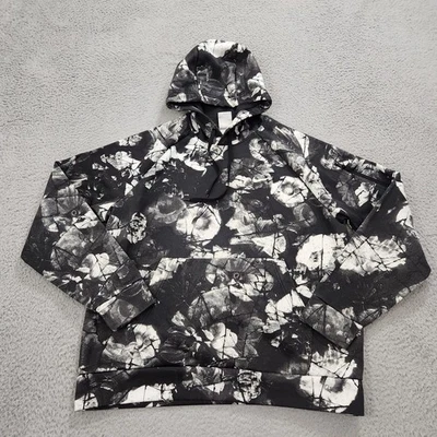 Nike Hoodie Mens Large Black White Camo All Over Therma Fit Sweatshirt DQ4836 - Image 1 of 4