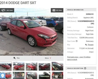 Crossmember/K-Frame Front Fits 13-16 DART 3817363 Foto 1 de 4