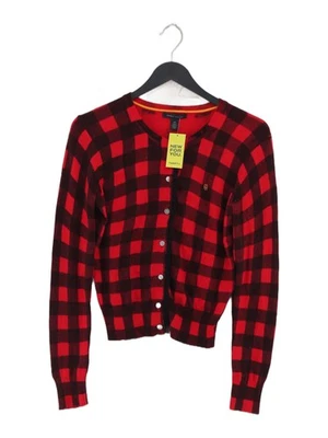 Tommy Hilfiger Women's Cardigan S Red Cotton with Nylon Cardigan - Image 1 of 4