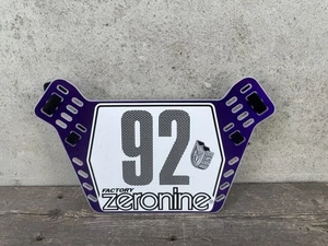 Zeronine Bmx Number Plate - Picture 1 of 8