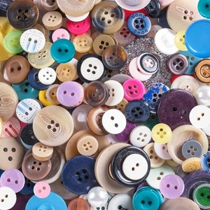 Scrambled Assortment Bag of Buttons for Arts & Crafts, Decoration, Collections, - Picture 1 of 4