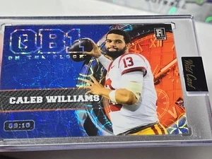2023 Wild Card QB1 On The Clock Caleb Williams Blue Orange Scope 9/10 - Picture 1 of 2