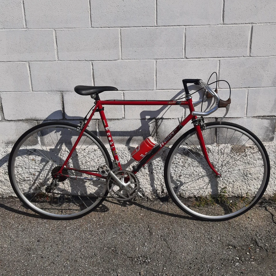 Rennrad Moser Stahl Campagnolo Fahrrad Eroica Rot Vintage Jahre '70 - Bild 1 von 4