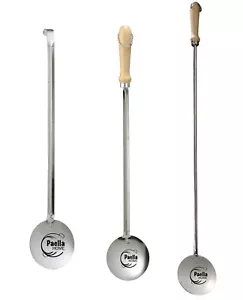 50cm - 100cm Spanish Professional Paella Cooking Stainless Steel Spoon/Skimmer - Picture 1 of 11