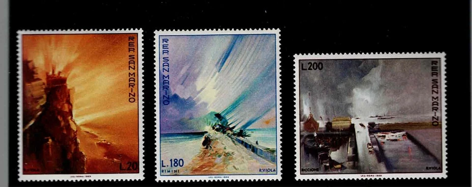 San Marino Scott #710-12, Singles 1969 Complete Set FVF MNH - Image 1 of 1