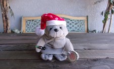 Coca Cola Winter Seal #0102 Bean Bag Plush Snowflake Hat Cap Coke Bottle Vintage