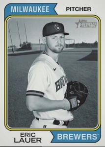 [DIGITAL] Topps Bunt - Eric Lauer - Heritage 23 S1 - Black & White - Picture 1 of 1