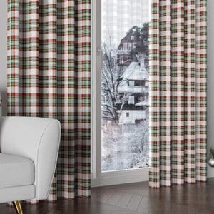 Cortinas Cortinas Cortina prefabricada Cortina prefabricada Bufanda Navidad Decoración M&R - Imagen 1 de 11