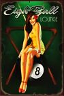 EIGHT BALL LOUNGE Rustic Look Vintage Shed-Garage, Bar Man Cave Tin Metal Sign Only A$12.99 on eBay