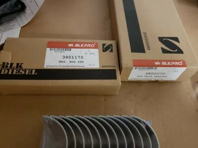 Juego de rodamientos de varilla de con 0,01" 0,25 mm de gran tamaño para Dodge Ram 5,9 Cummins B3,9 89-02 Foto 1 de 4