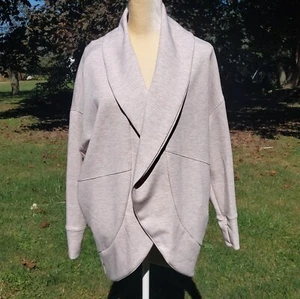 Yogalicious Scuba London Light Heather Gray Cardigan S - Picture 1 of 8