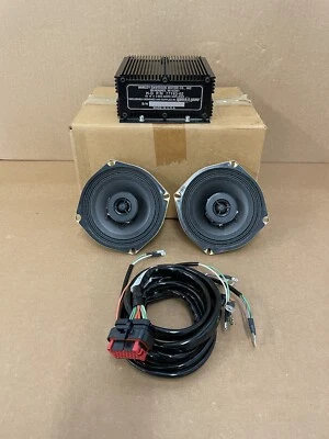 Harley Davidson 1998-2005 2 altavoces sistema de sonido mejorado con amplificador - 77192-02 Foto 1 de 4