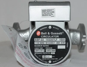 Bomba circuladora Bell Gossett SSF 22 acero inoxidable sin plomo 103357LF - Imagen 1 de 4