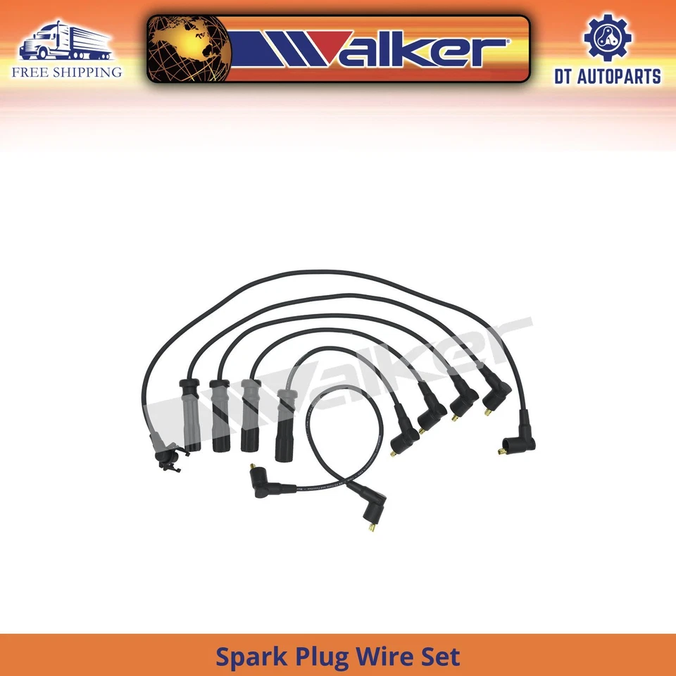 Juego de cables de bujía Walker para Volvo 745 1985 2,3 L L4 Foto 1 de 1