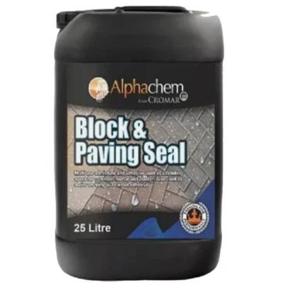 CROMAR Alphachem Schutz von Block & Pflasterversiegelung 405 Terrasse und Terrasse 25 ltr