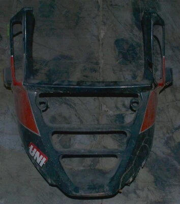 Kawasaki Ninja 900 Plastics Lower Chin Cowl Fairing Cover RED OEM CRACKS 84-85 Foto 1 de 4