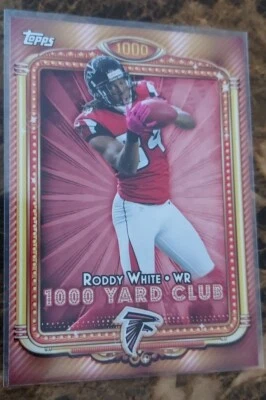 2013 Topps 1000 Yard Club Roddy White #15, Atlanta Falcons - Image 1 of 2