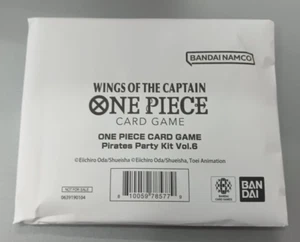 WINGS OF THE CAPTAIN ONE PIECE CARD GAME PIRATES PARTY KIT VOL.06 BANDAI - Foto 1 di 2