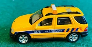 HONGWELL MERCEDES BENZ M CLASS CAR RECOVERY SOS YELLOW 6.5 X 2.5 CM 44 - Picture 1 of 7