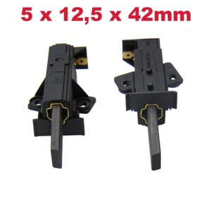 2x Motorkohlen 5x12,5x42mm für Privileg DYNAMIC68246SL 20521 DYNAMIC7620 20524 - Bild 1 von 3