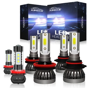 Para para Toyota Camry 2007-2013 2014 combo Faros LED + kit de luces antiniebla - Imagen 1 de 18