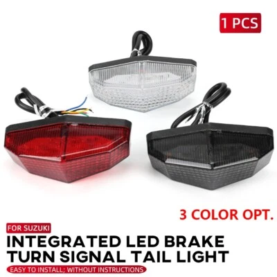 Integrated LED Taillight W/ Brake Turn Signals For SUZUKI DRZ400E/S/SM 2008-2023 - Image 1 of 4