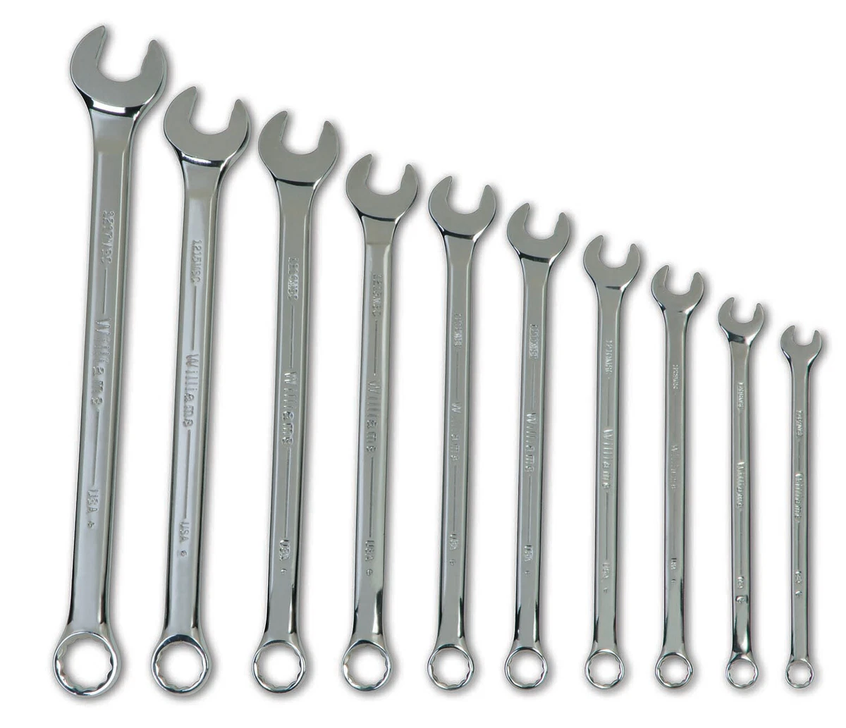 Williams Super Combo Maulschlüssel-Set, 14-teilig, Rot, WS-1172YSC – Für Höchste Drehmomente