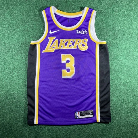Nike Swingman Los Angeles Lakers Anthony Davis Jersey Size 44 (Medium) Purple Cover