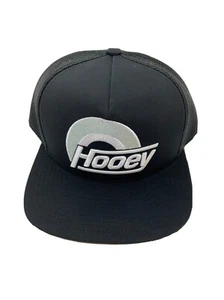 Sombrero para hombre HOOEY SUDS malla negra SnapBack Trucker OSFA 2215T-BK - Imagen 1 de 3