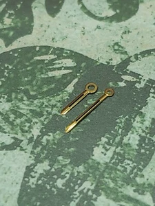 Juego de fábrica NOS Bulova Accutron 214, 218 y 219 dorado con manos de bastón de relleno negro - Imagen 1 de 11