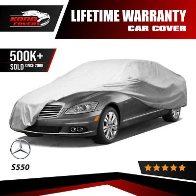 Cubierta de coche impermeable 5 capas Mercedes-Benz S550 2007 2008 2009 2010 2011 2012 Foto 1 de 4
