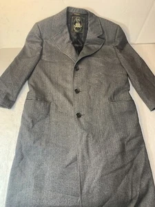 Vintage Regis Rex Luxury Coat Wool Overcoat 42” Long - Picture 1 of 6