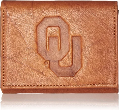 OKLAHOMA SOONERS----- LEATHER WALLET Cover