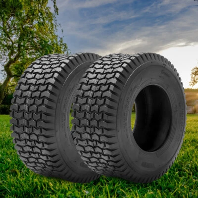 HALBERD Set 2 13x5.00-6 Lawn Mower Tires 13x5x6 4Ply Heavy Duty Garden Tractor Turf Tire