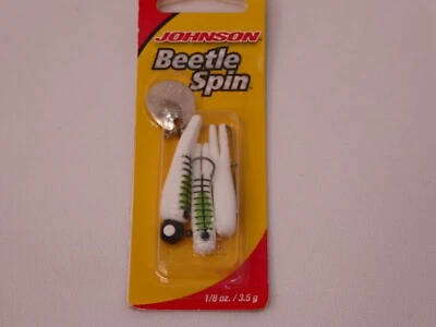 NEW Johnson Beetle Spin Spinnerbait Jig 1/8 oz Lure Bait - Image 1 of 3
