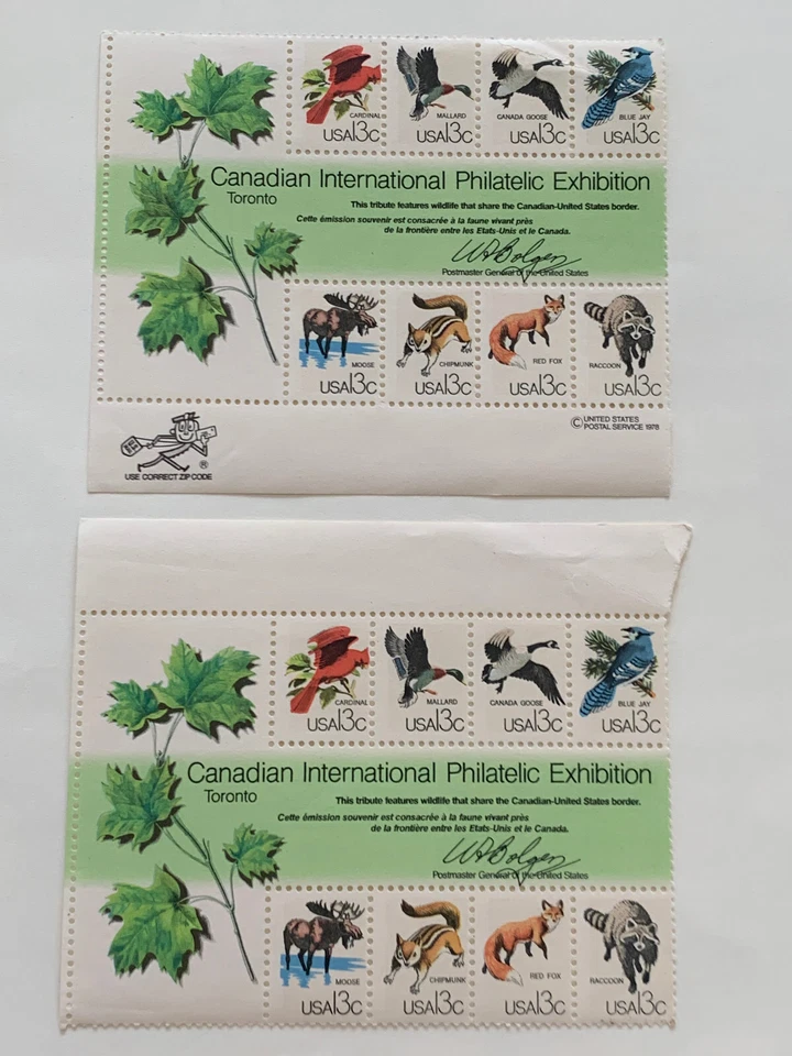 U.S. CAPEX Canadian Intl Philatelic Expo 13c S/S  Sc#1757  M/NH 1978 - Image 1 of 1