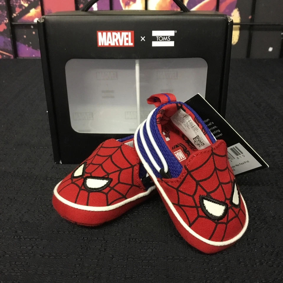 Impresión facial Marvel X Toms Tiny Lima roja Marvel Spider-Man Foto 1 de 4