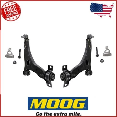 Juego de 2 piezas de brazos de control inferiores delanteros y rótulas MOOG para Ford Focus 2004-11 Foto 1 de 4