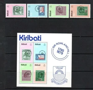 KIRIBATI MNH 1979 SG100-103 & MS104 DEATH CENTENARY OF SIR ROLAND HILL - Picture 1 of 1